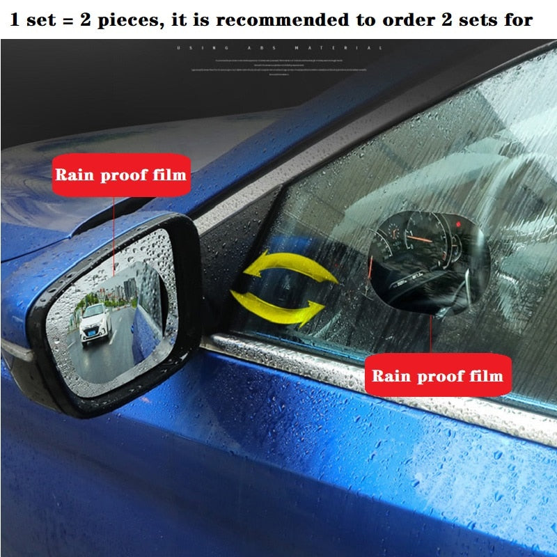 Rainproof Side-View Mirror Sticker